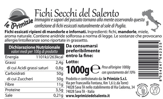 Baked Almond Dried Figs Coupled - 1Kg Bucket