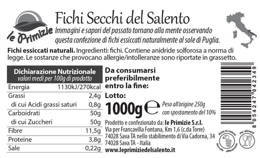 Natural Dried Figs - Coupled - 1Kg Bucket