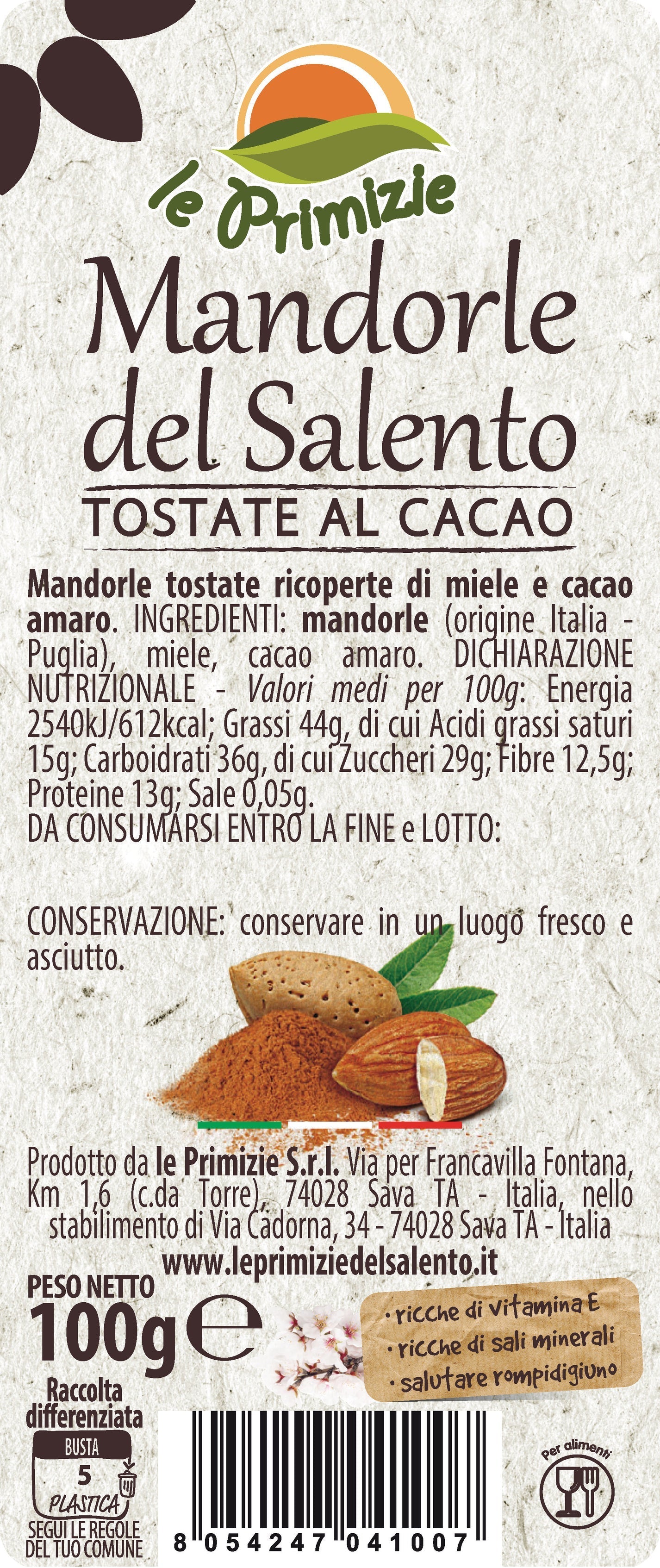 Shelled Almonds and Toast Pugliesi - Bag 35g (Copia) (Copia) (Copia)